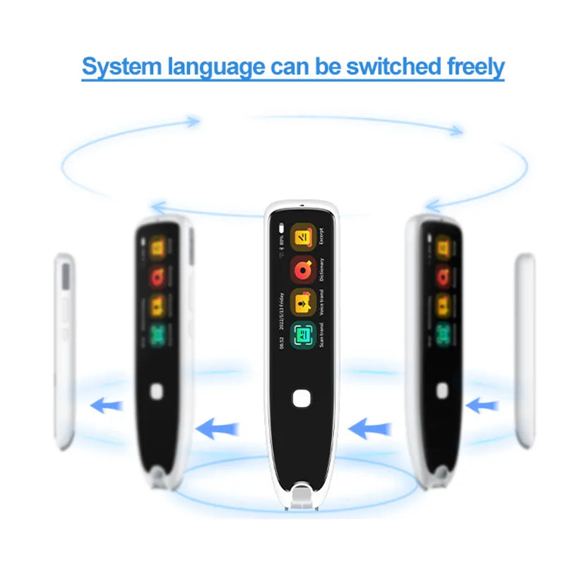 Portable 112 Languages Translation Pen Voice Scan Translation Pen Scanner Instant Text Scanning Reading Translator Device Pen