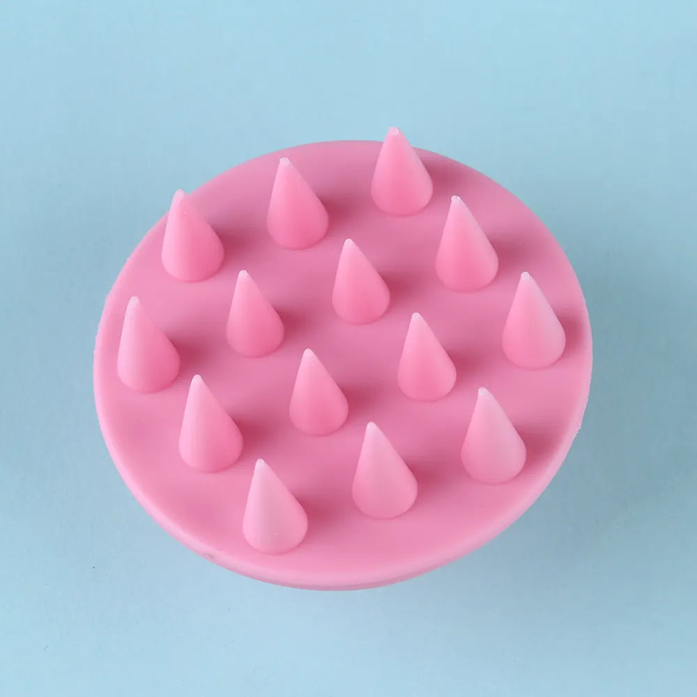 Silicone shampoo scalp hair massager shampoo massage comb bath massage brush scalp massager hair shower brush comb care tool