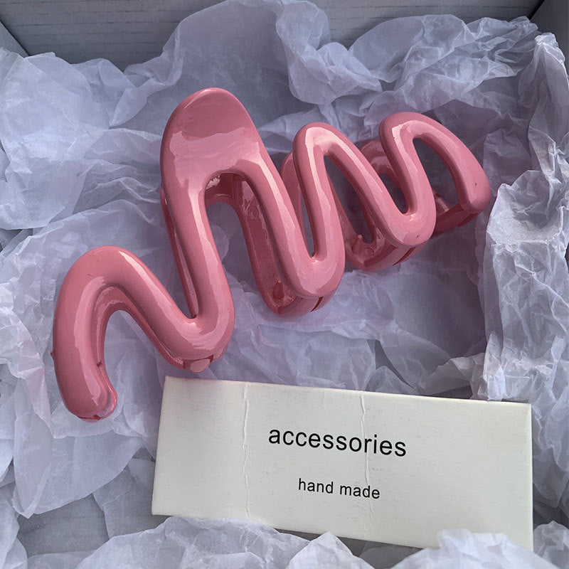 Jelly Wave Hair Claw Hairpin accesoires