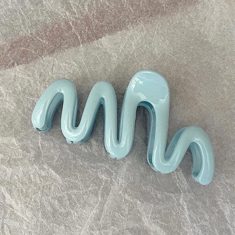 Jelly Wave Hair Claw Hairpin accesoires